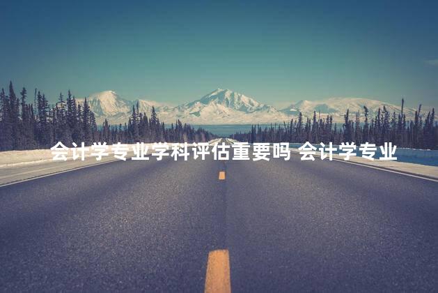 会计学专业学科评估重要吗 会计学专业评级